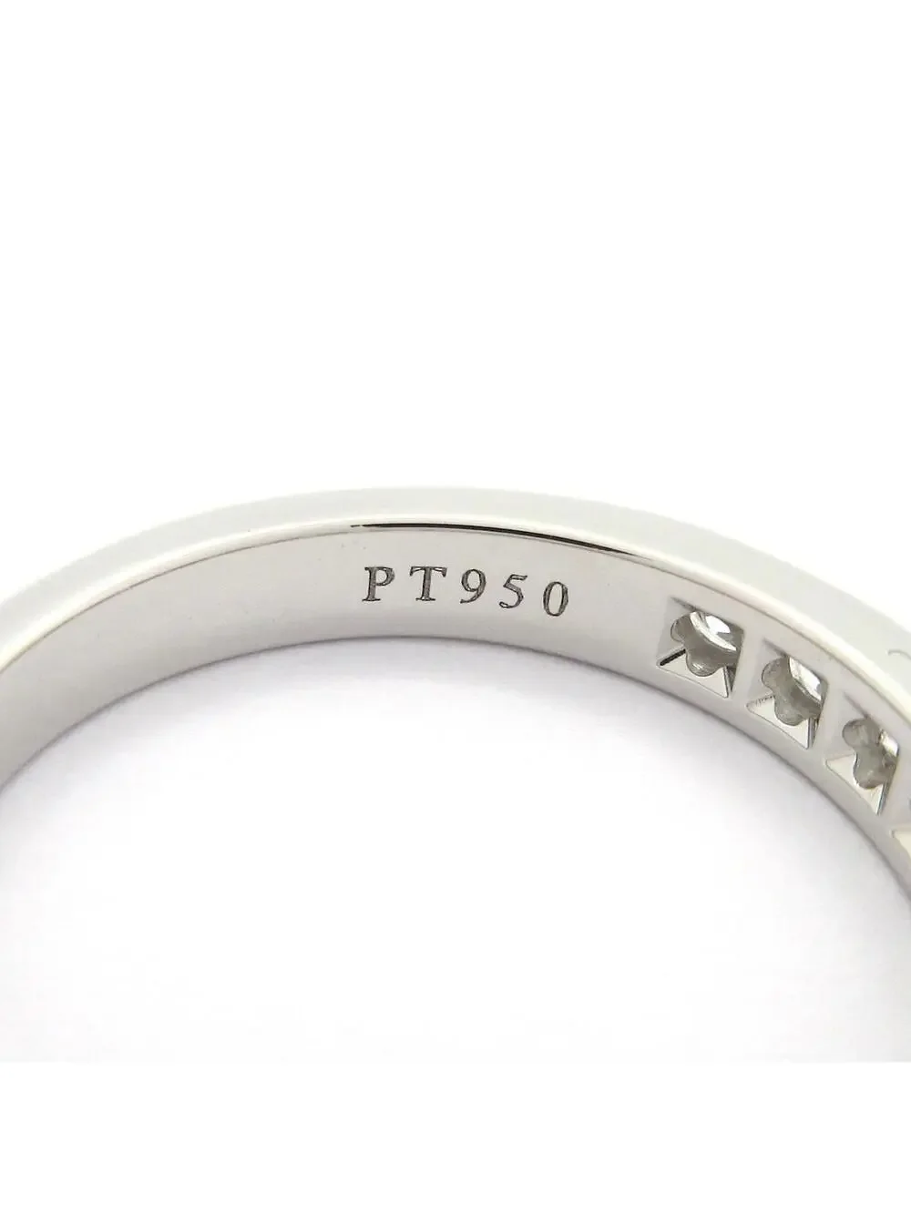 Tiffany&Co. Half Circle Diamond Ring #5 #299984T15B